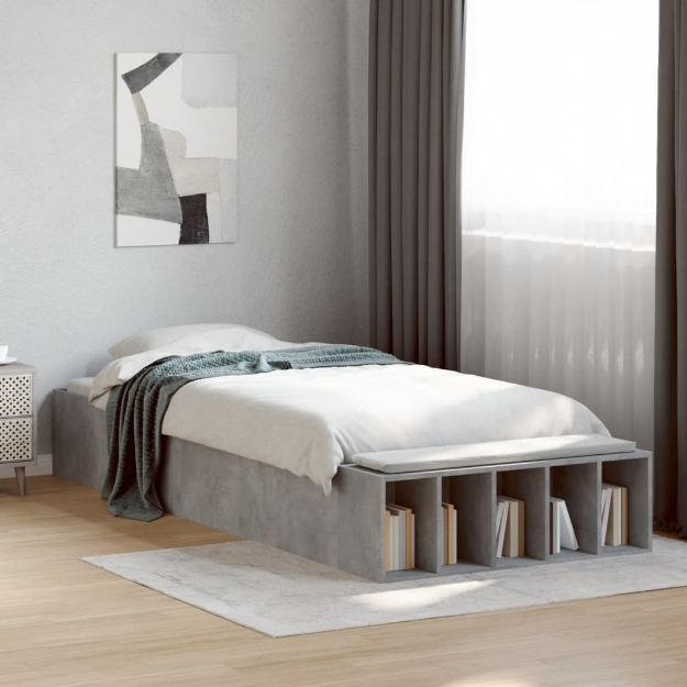 Giroletto Grigio Cemento 90x190 cm in Legno Multistrato