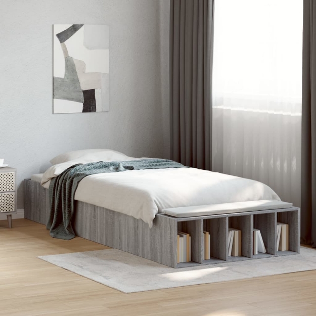 Giroletto Grigio Sonoma 90x190 cm in Legno Multistrato