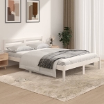 Giroletto in Legno Massello 135x190 cm Bianco Small Double