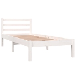 Giroletto in Legno Massello Bianco 75x190 cm Small Single