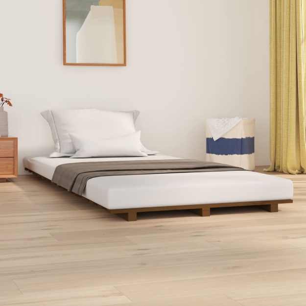 Giroletto Marrone Ambra 75x190 cm in Legno Massello di Pino