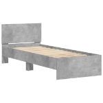 Giroletto Testiera Grigio Cemento 90x200 cm Legno Multistrato