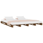 Letto a Pallet senza Materasso Ambra 120x200cm Legno Massello