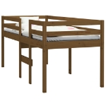 Letto a Soppalco Ambra 75x190 cm in Legno Massello di Pino