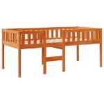 Letto Bambini senza Materasso Marrone Cera 75x190 cm Legno Pino