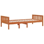 Letto Bambini senza Materasso Marrone Cera 75x190 cm Legno Pino