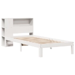 Letto con Libreria senza Materasso 75x190 cm in Legno Pino