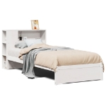 Letto con Libreria senza Materasso 75x190 cm in Legno Pino