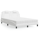 Letto con Materasso Bianco 120x200 cm in Similpelle