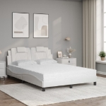 Letto con Materasso Bianco 120x200 cm in Similpelle