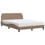 Letto con Materasso Cappuccino 120x200cm Similpelle