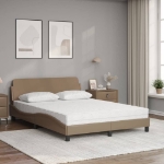 Letto con Materasso Cappuccino 120x200cm Similpelle