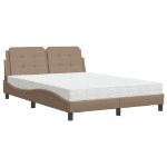 Letto con Materasso Cappuccino 120x200cm Similpelle