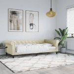 Letto da Giorno Crema 90x200 cm in Similpelle