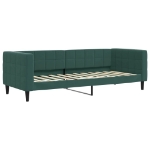 Letto da Giorno Verde Scuro 80x200 cm in Velluto