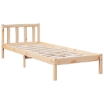 Letto Extra Lungo senza Materasso 100x210 cm in Legno di Pino