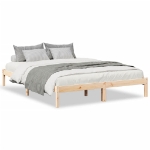 Letto Extra Lungo senza Materasso 140x210 cm in Legno di Pino