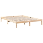 Letto Extra Lungo senza Materasso 140x210 cm in Legno di Pino