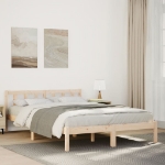 Letto Extra Lungo senza Materasso 160x210 cm in Legno di Pino