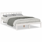 Letto Extra Lungo senza Materasso 160x210 cm in Legno di Pino