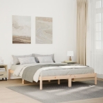 Letto Extra Lungo senza Materasso 160x220 cm in Legno di Pino