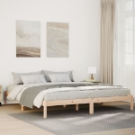 Letto Extra Lungo senza Materasso 180x210 cm in Legno di Pino