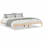 Letto Extra Lungo senza Materasso 180x210 cm in Legno di Pino