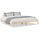 Letto Extra Lungo senza Materasso 200x210 cm in Legno di Pino