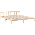 Letto Extra Lungo senza Materasso 200x220 cm in Legno di Pino