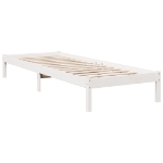 Letto Extra Lungo senza Materasso 80x200 cm in Legno di Pino