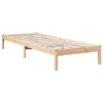 Letto Extra Lungo senza Materasso 80x220 cm in Legno di Pino