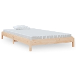 Letto Impilabile 100x200cm in Legno Massello di Pino