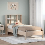 Letto Libreria senza Materasso 100x200 cm in Legno di Pino