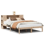 Letto Libreria senza Materasso 120x190cm Legno Massello di Pino