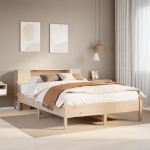 Letto Libreria senza Materasso 135x190 cm in Legno di Pino