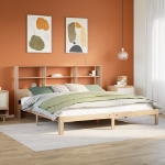 Letto Libreria senza Materasso 180x200 cm in Legno di Pino