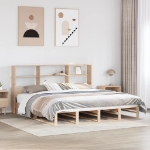 Letto Libreria senza Materasso 180x200 cm Legno Massello