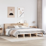 Letto Libreria senza Materasso 180x200 cm Legno Massello