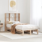 Letto Libreria senza Materasso 75x190 cm in Legno Massello