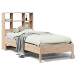 Letto Libreria senza Materasso 90x190 cm Legno Massello Pino