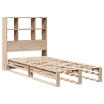 Letto Libreria senza Materasso 90x200 cm Legno Massello