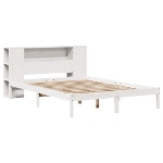 Letto Libreria senza Materasso Bianco 120x200 cm Legno di Pino