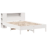 Letto Libreria senza Materasso Bianco 120x200 cm Legno di Pino