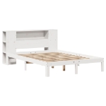 Letto Libreria senza Materasso Bianco 150x200 cm Legno di Pino