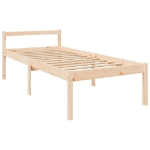 Letto per Anziani 100x200 cm in Legno Massello di Pino