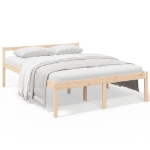 Letto per Anziani 150x200 cm King in Legno Massello di Pino