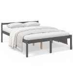 Letto per Anziani 150x200 cm King in Legno Massello di Pino