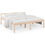 Letto per Anziani 200x200 cm in Legno Massello di Pino