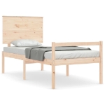 Letto per Anziani con Testiera Small Single in Legno Massello