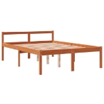 Letto per Anziani Marrone Cera 120x200cm Legno Massello di Pino